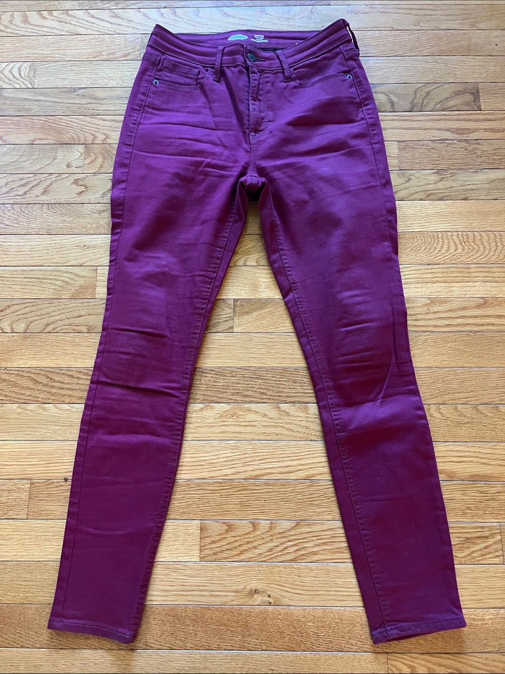 Old Navy High-Rise Slim Jeans in Plum